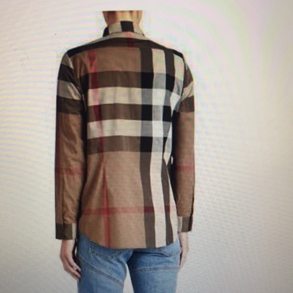 Burberry Brit check poplin shirt, size XS - Picture 6 of 8